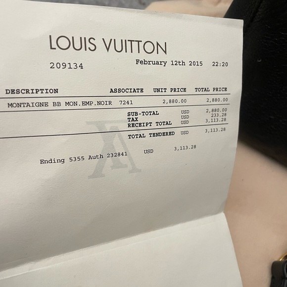 Louis vuitton Montaigne bb - Picture 3 of 15